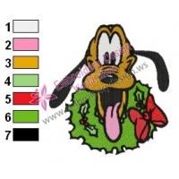 Dog pluto Embroidery Cartoon 03